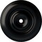 Ekena Millwork Classic Ceiling Medallion (Fits Canopies up to 8 1/4"), 44 1/2"OD x 4"ID x 4 "P, Jet Black CM44CLBLF - alternate 1